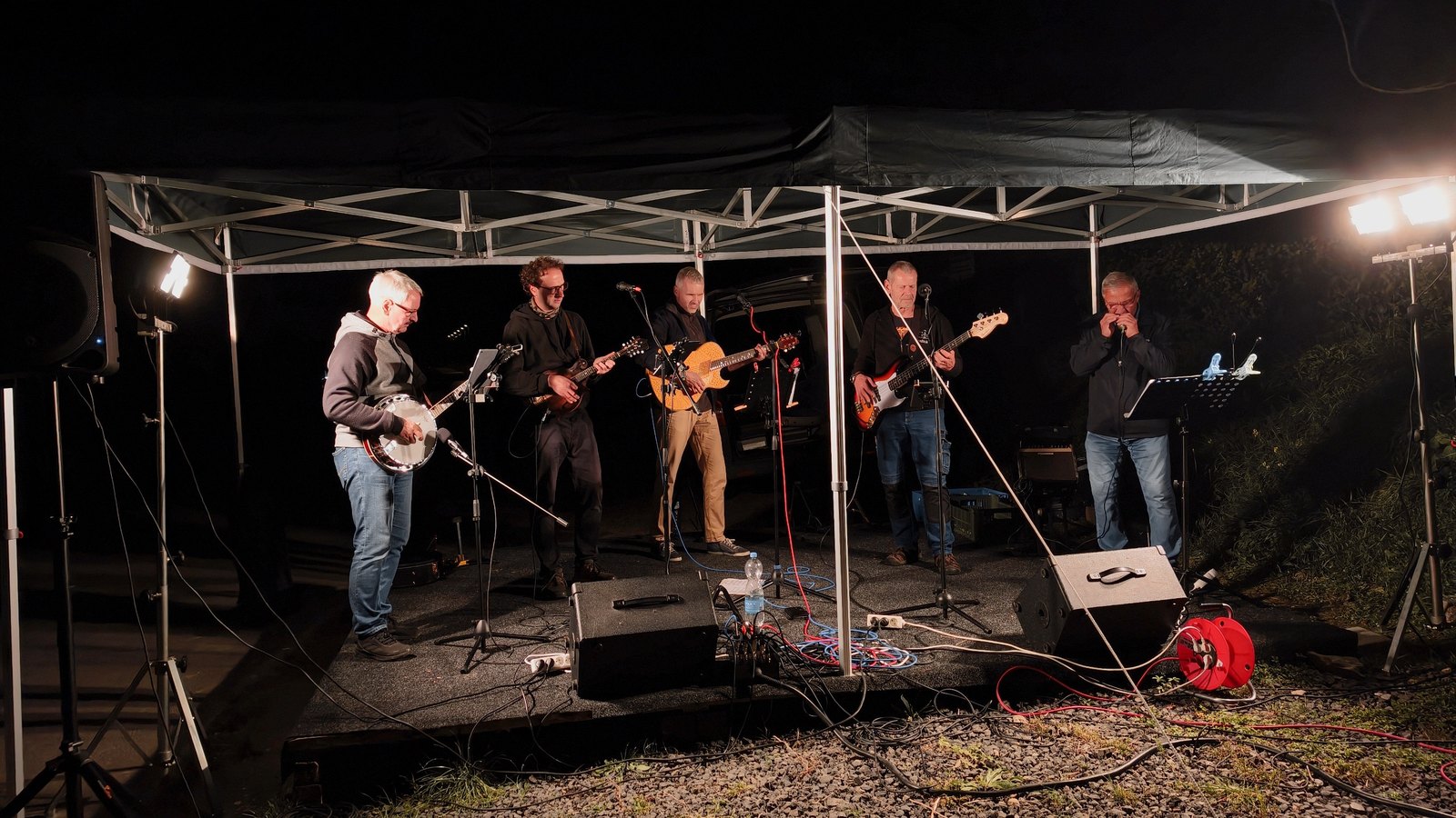 Kapela NadLabem na festivalu MARINA u LABE v Roudnici nad Labem
